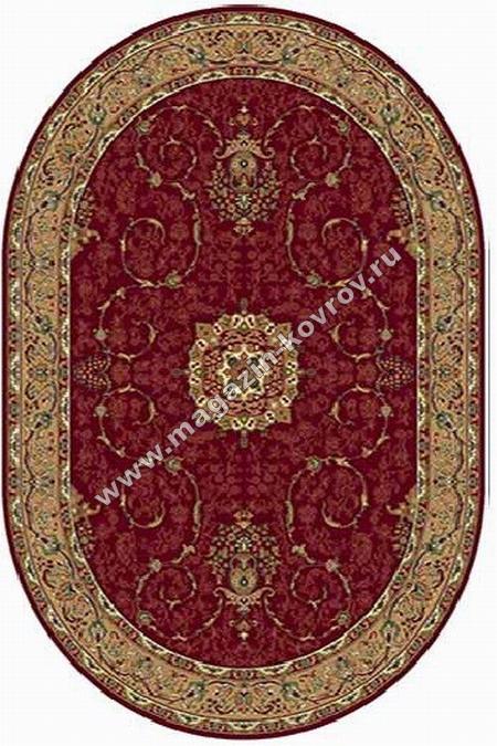 BUHARA_d034, 1,6*2,2, OVAL, RED